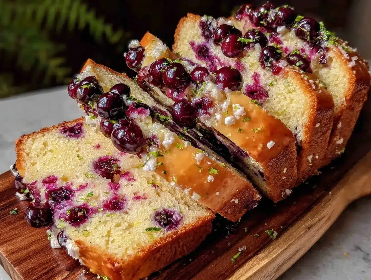 moist lemon blueberry pound cake preparation steps