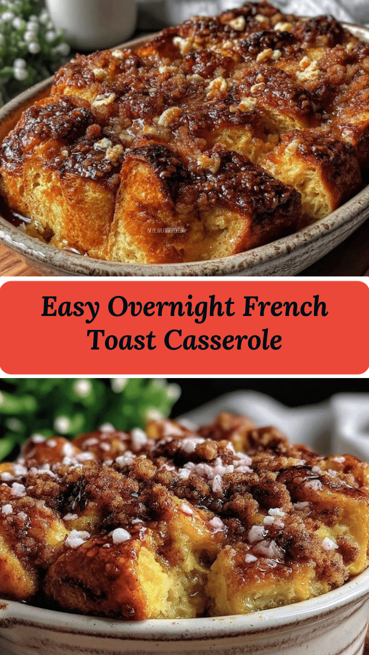 overnight French toast casserole recipe