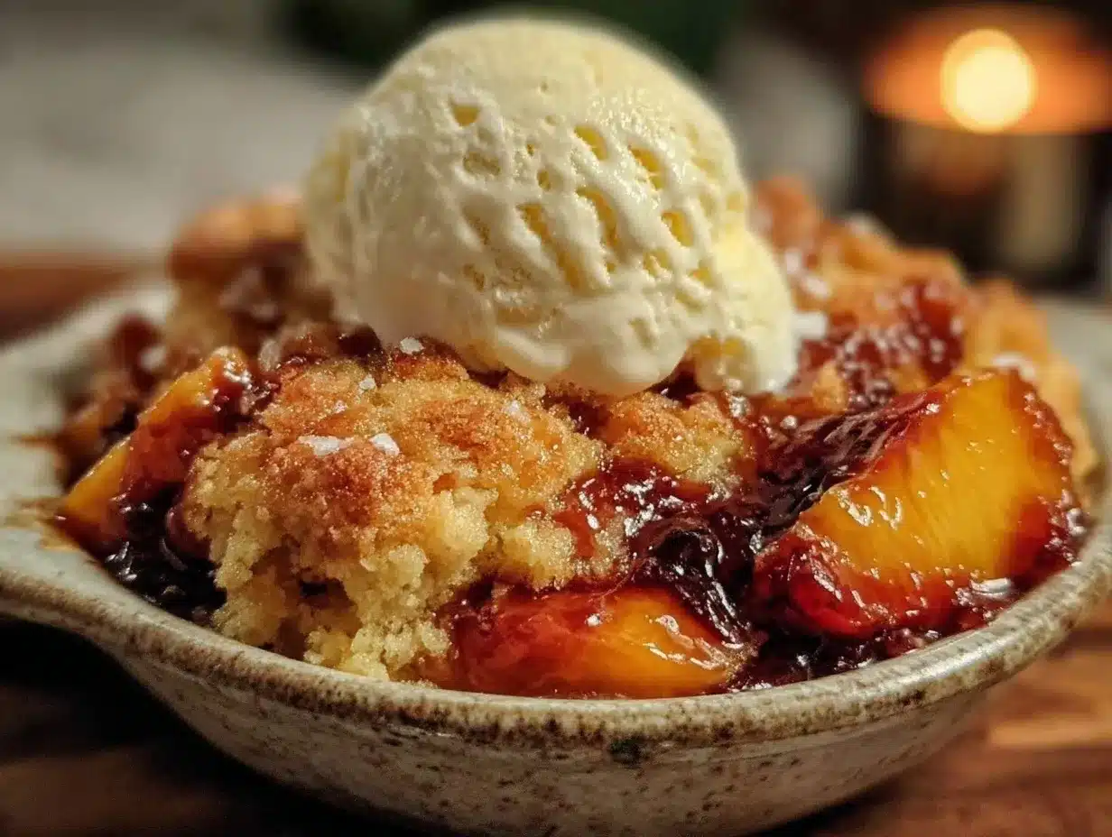peach cobbler recipe preparation steps
