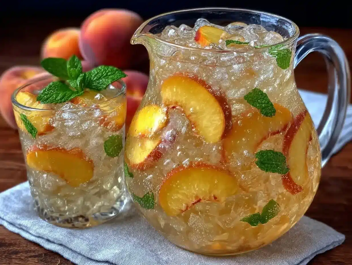 peach sangria preparation steps