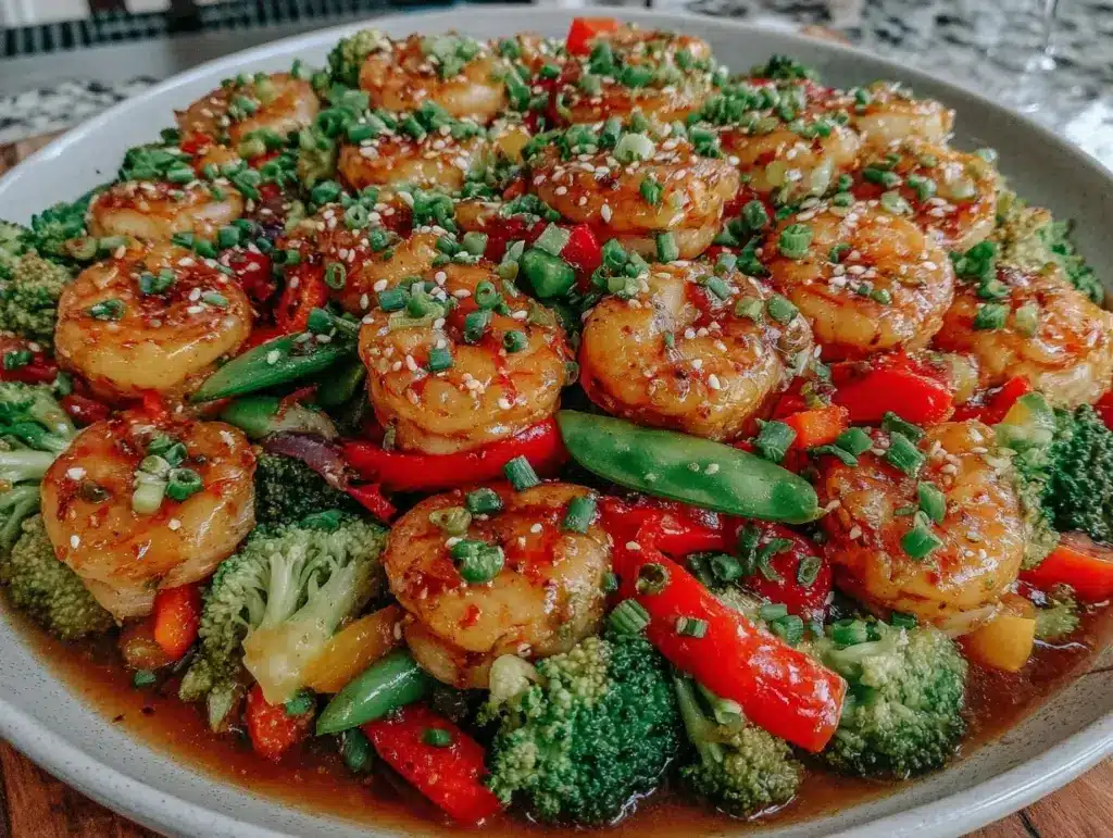 quick crispy shrimp stir-fry - featured image