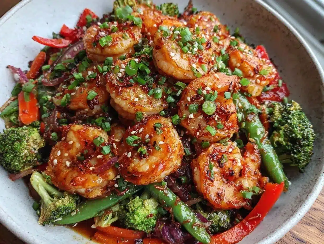 quick crispy shrimp stir-fry preparation steps