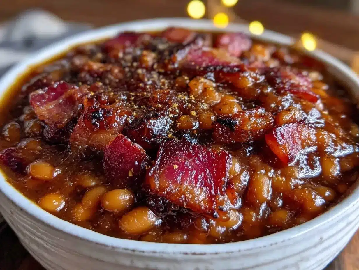 savory baked beans preparation steps