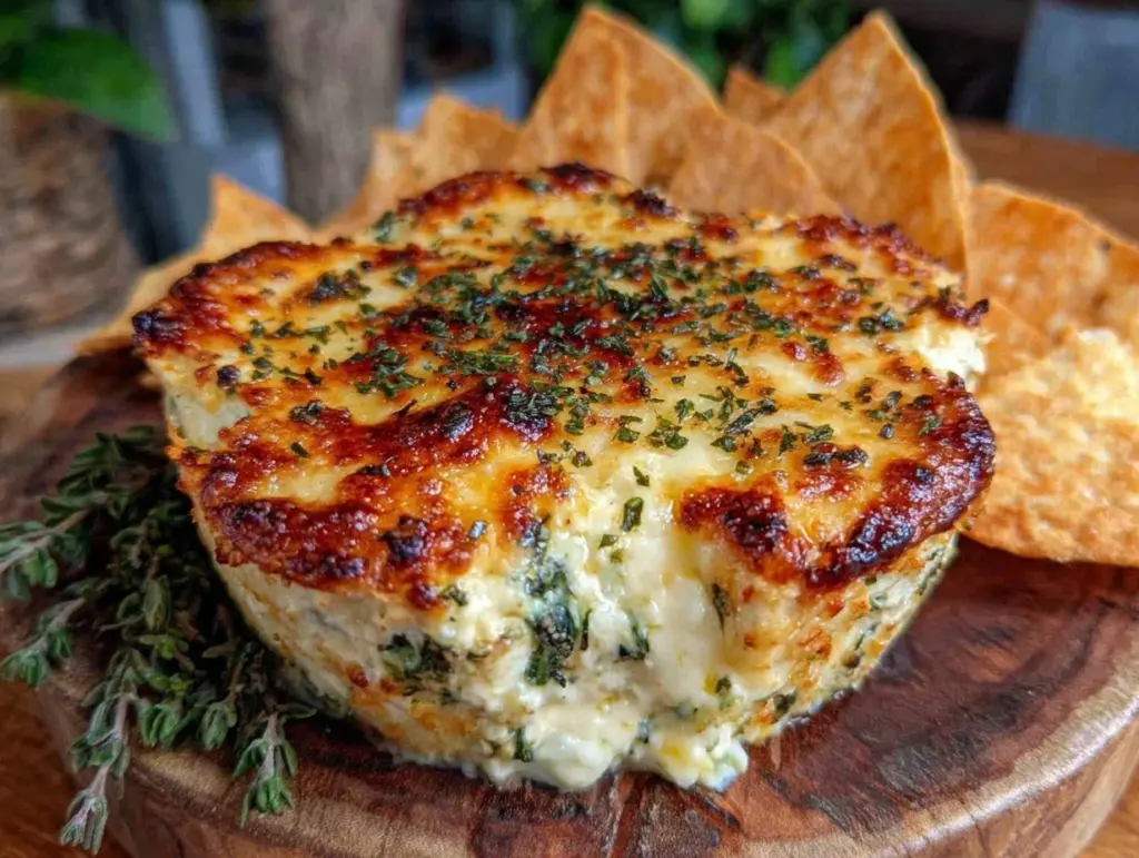 shamrock spinach and artichoke dip - featured image