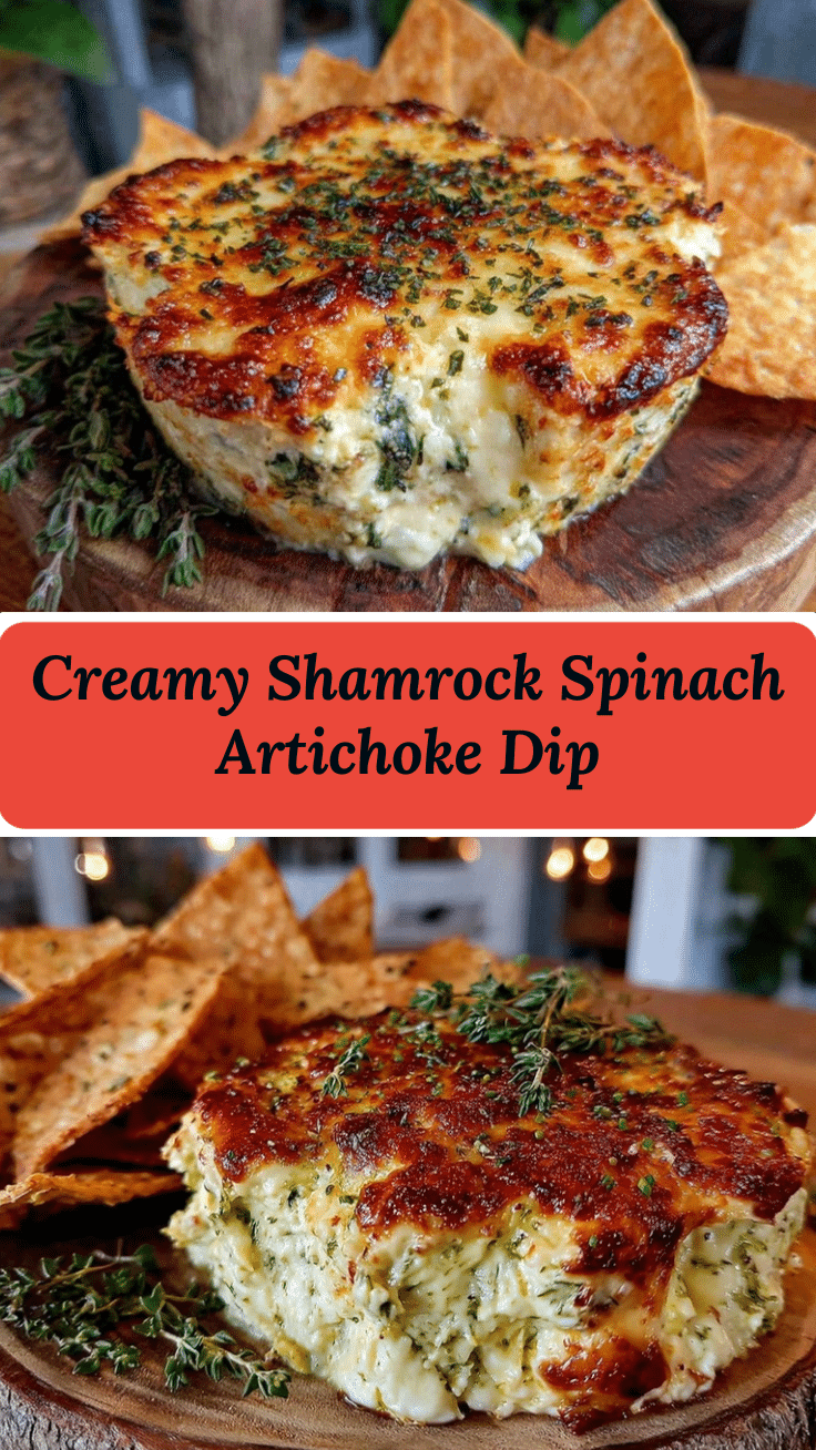 shamrock spinach and artichoke dip recipe