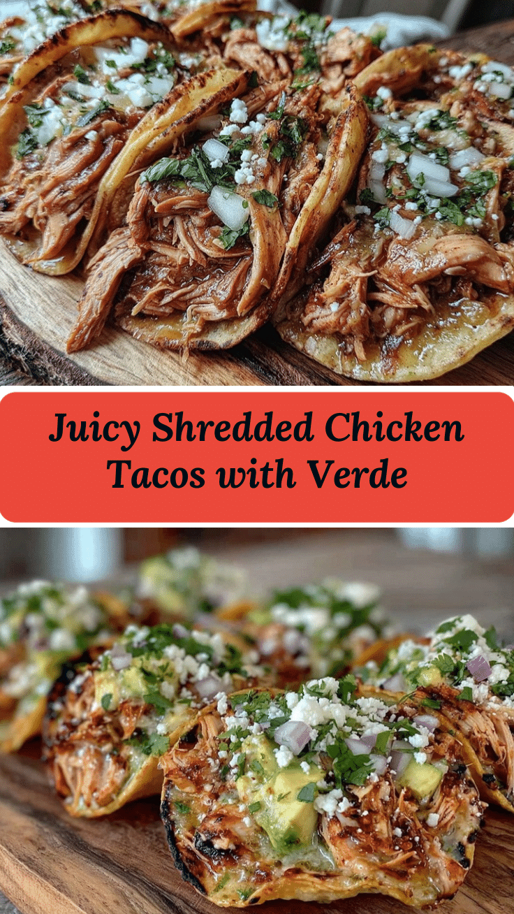 shredded chicken tacos recipe