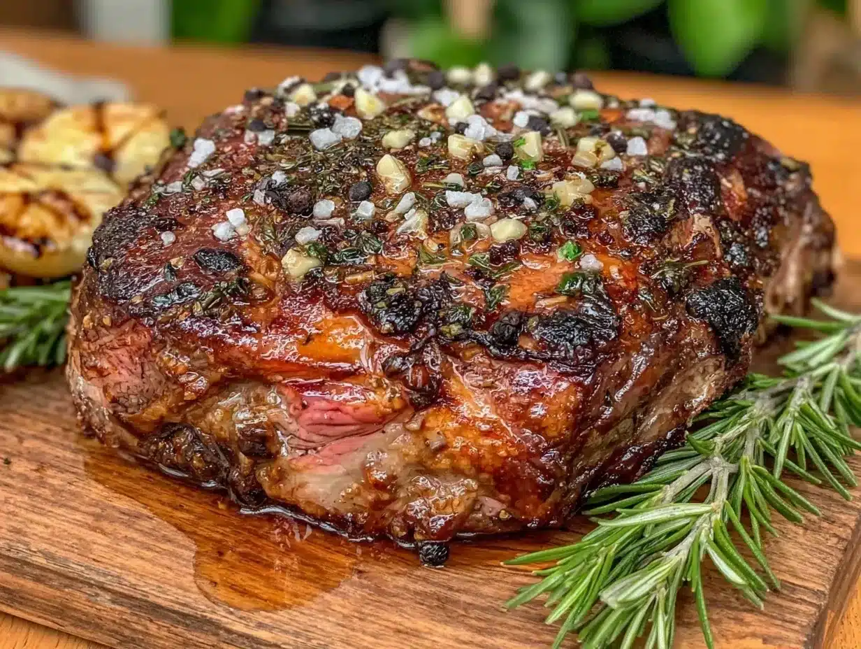 slow roasted leg of lamb preparation steps