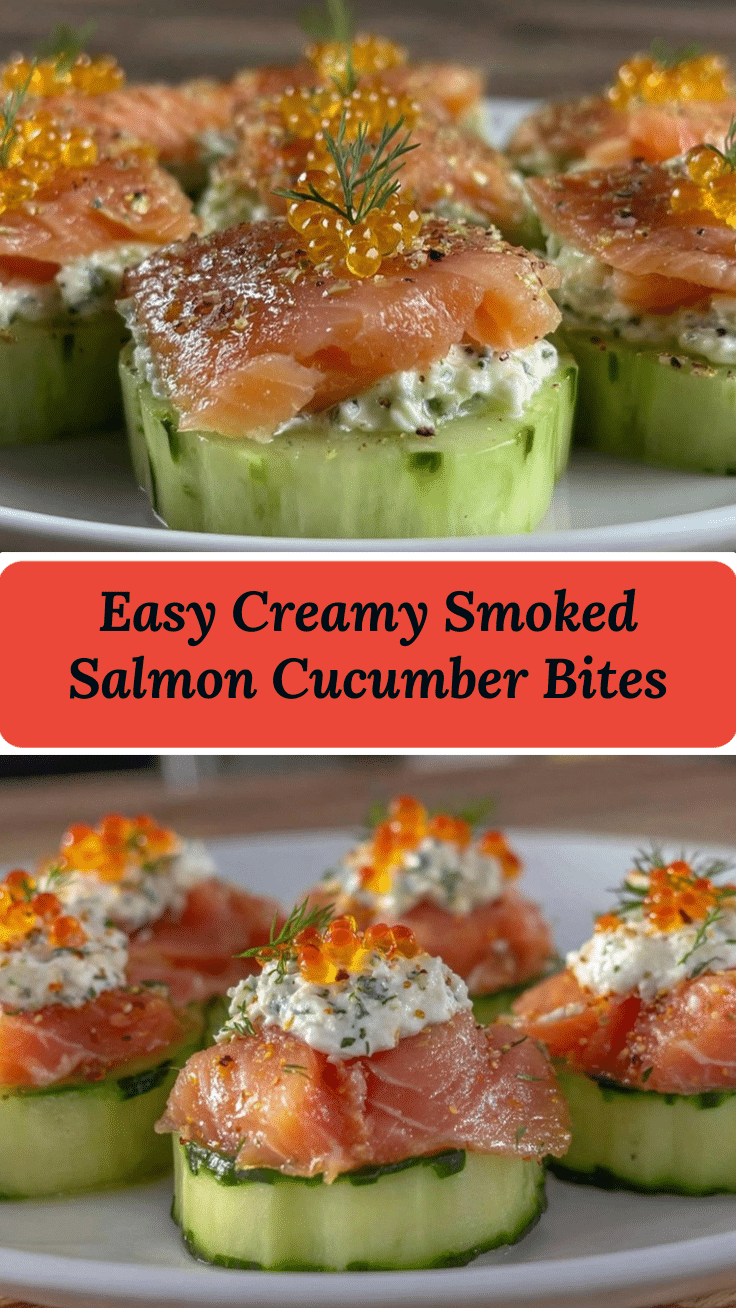 smoked salmon cucumber bites recipe