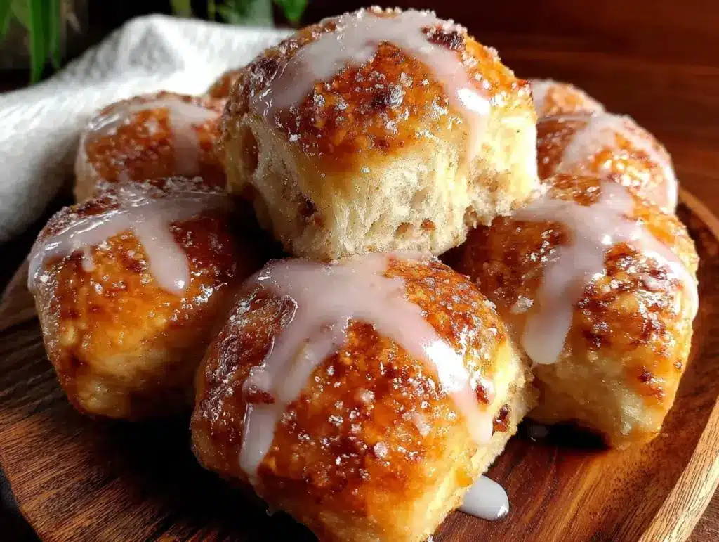 soft and fluffy hot cross buns - featured image