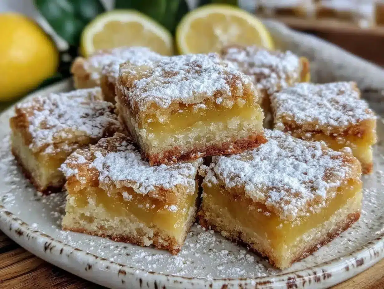 tangy lemon bars recipe preparation steps