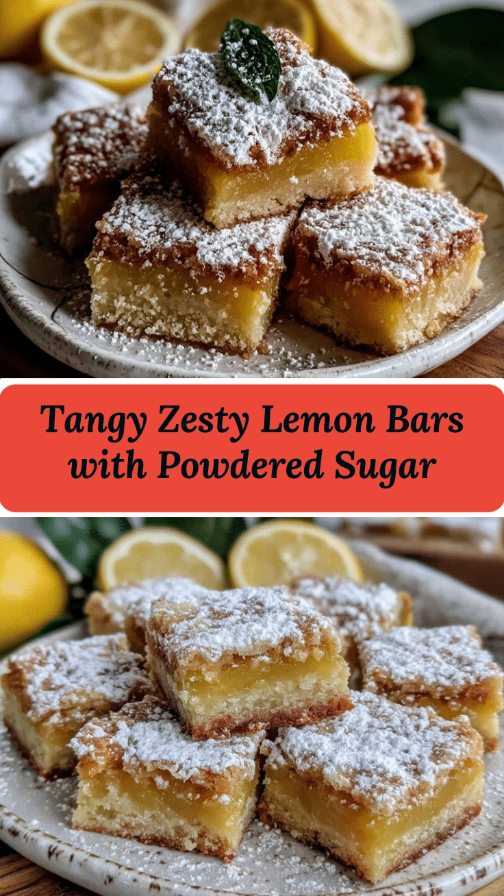 tangy lemon bars recipe recipe