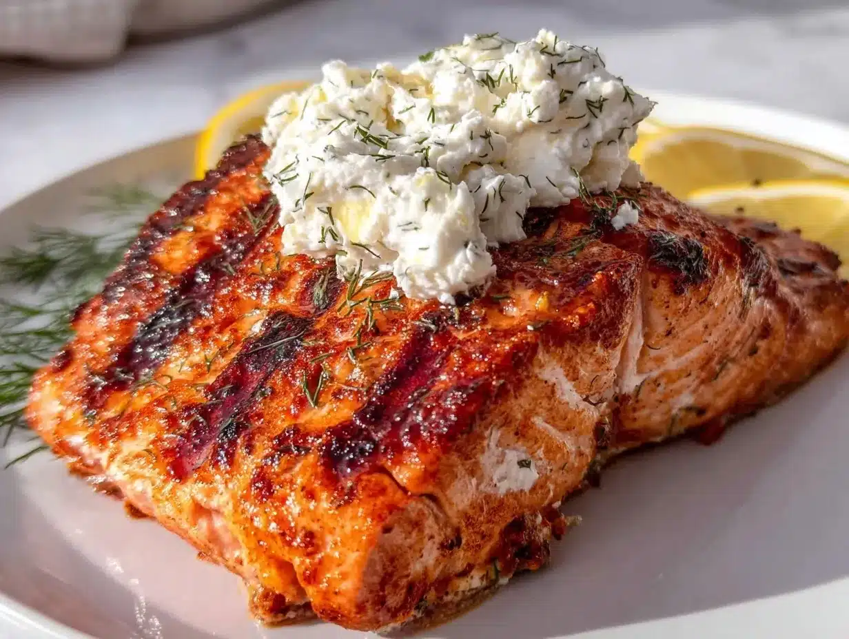 tender grilled salmon recipe preparation steps