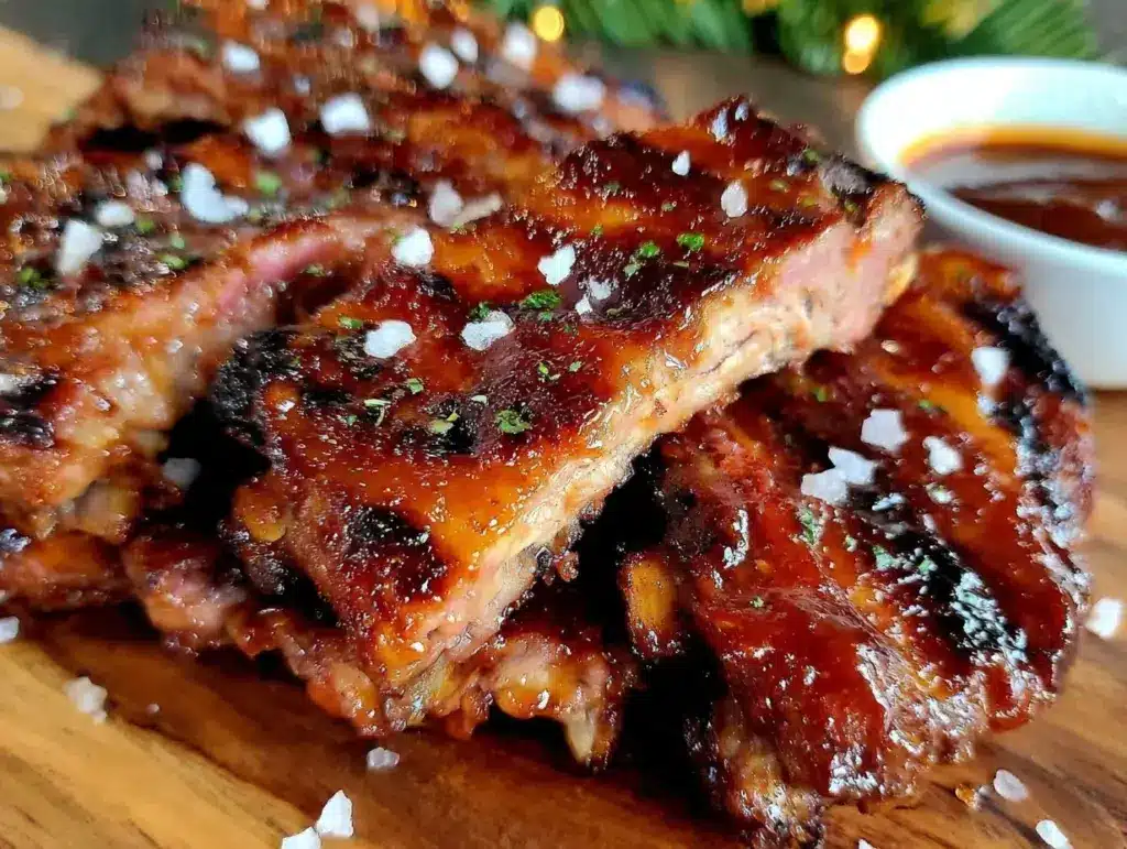 tender smoked baby back ribs - featured image
