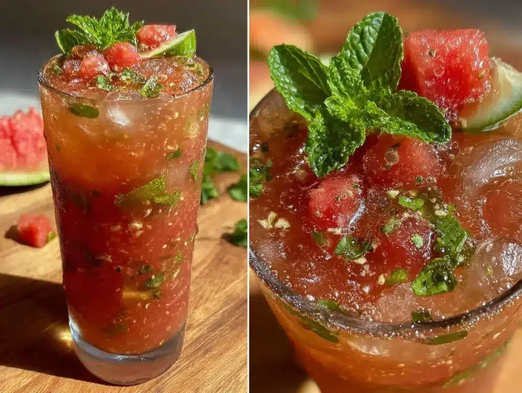 watermelon mojito cooler - featured image