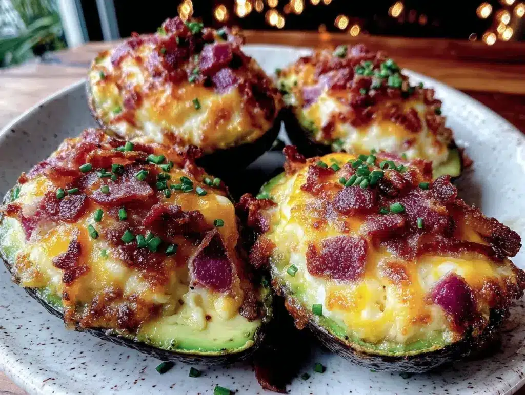 baked avocado cups - featured image