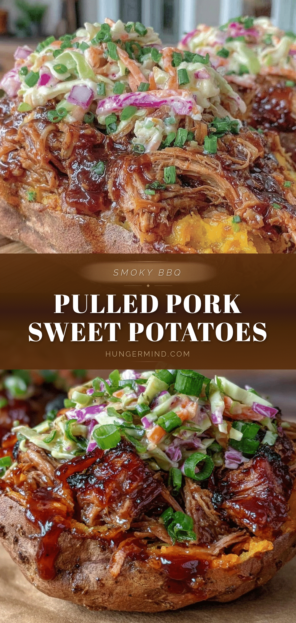 bbq pulled pork stuffed sweet potato recipe
