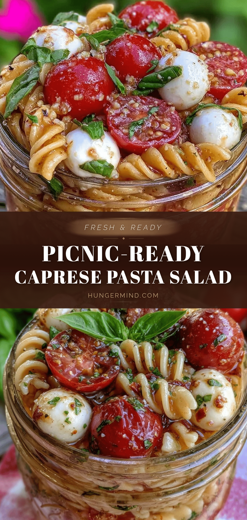 Caprese pasta salad recipe