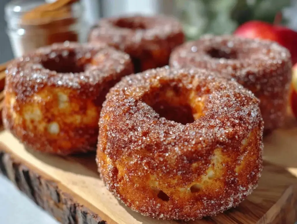 caramel apple cider donuts - featured image