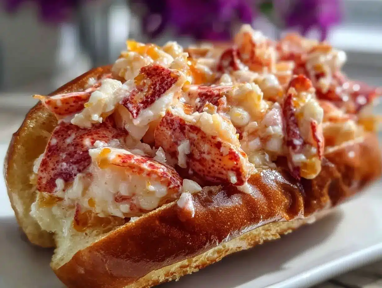 classic Maine-style lobster roll preparation steps