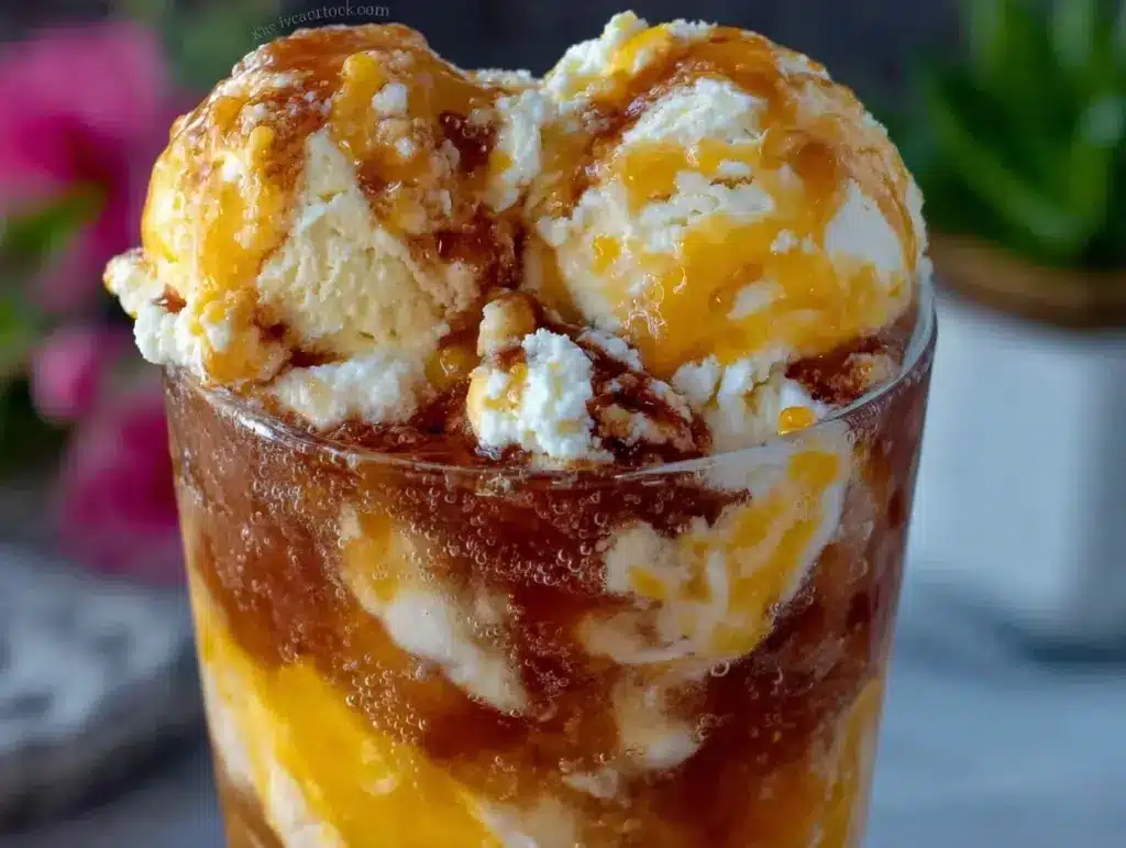 Creamy Creamsicle Float - featured image