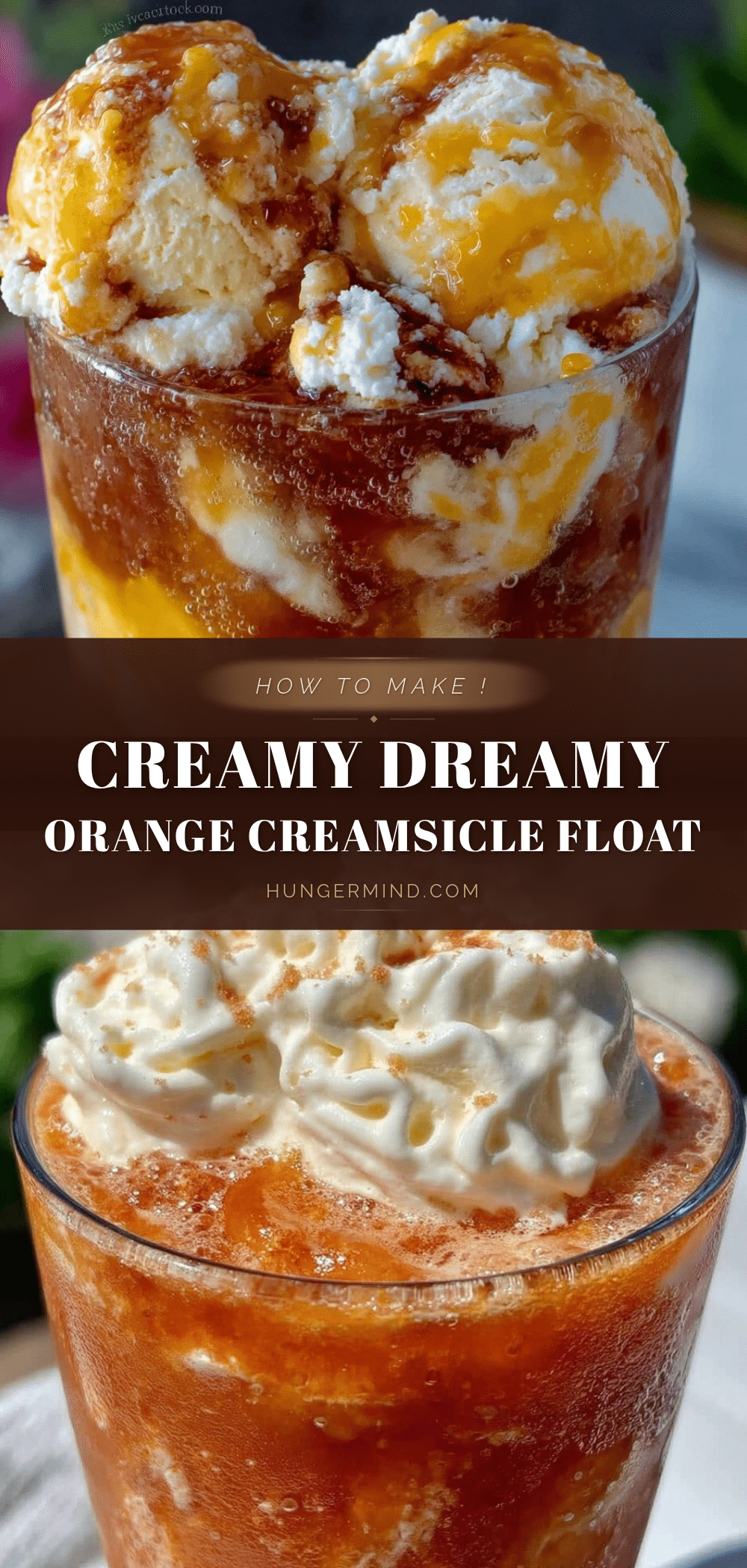 Creamy Creamsicle Float recipe