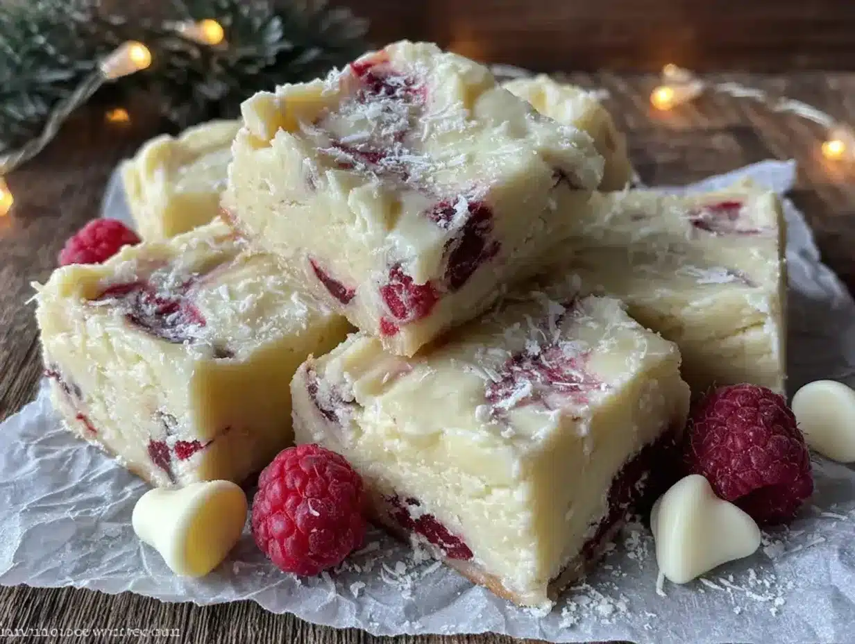 creamy white chocolate raspberry swirl fudge preparation steps