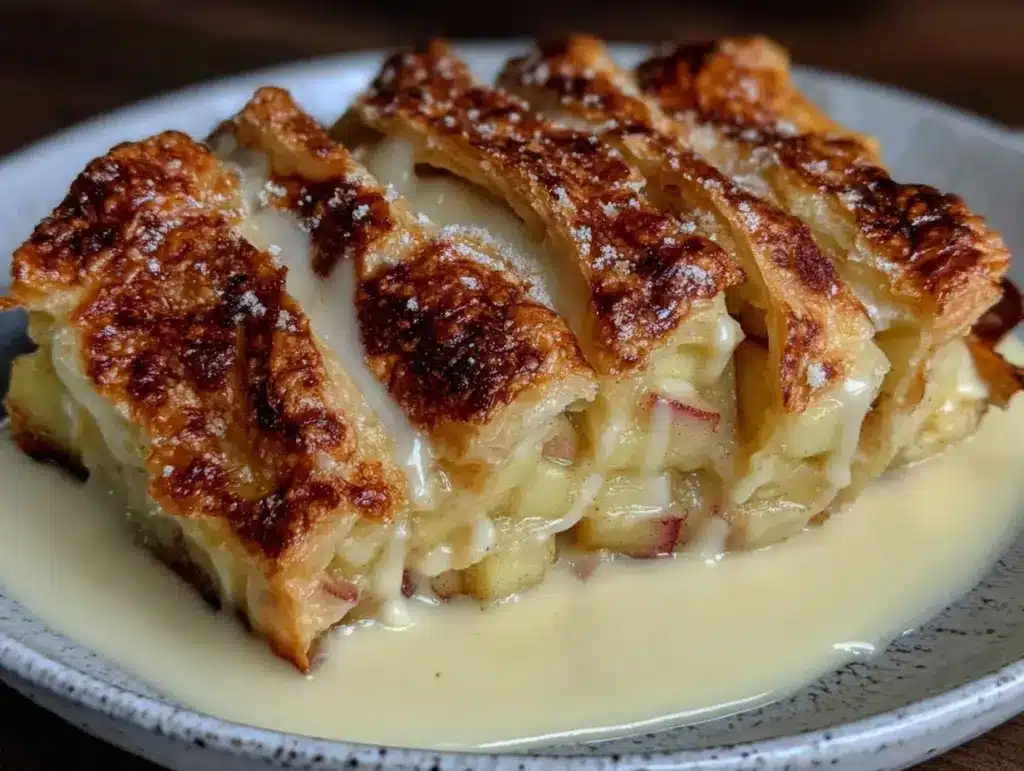 crispy apple strudel - featured image