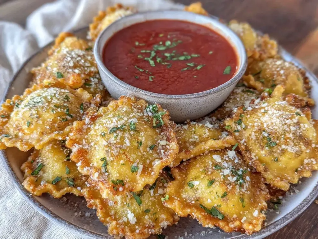 crispy fried ravioli bites - featured image
