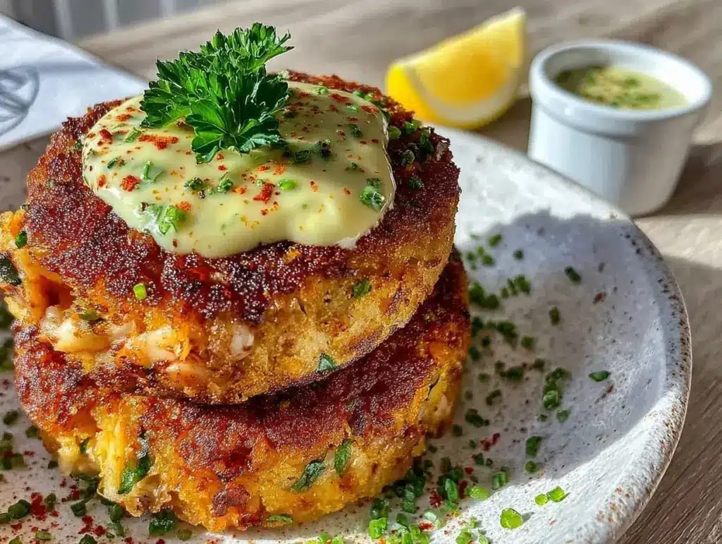 crispy maryland crab cakes - featured image