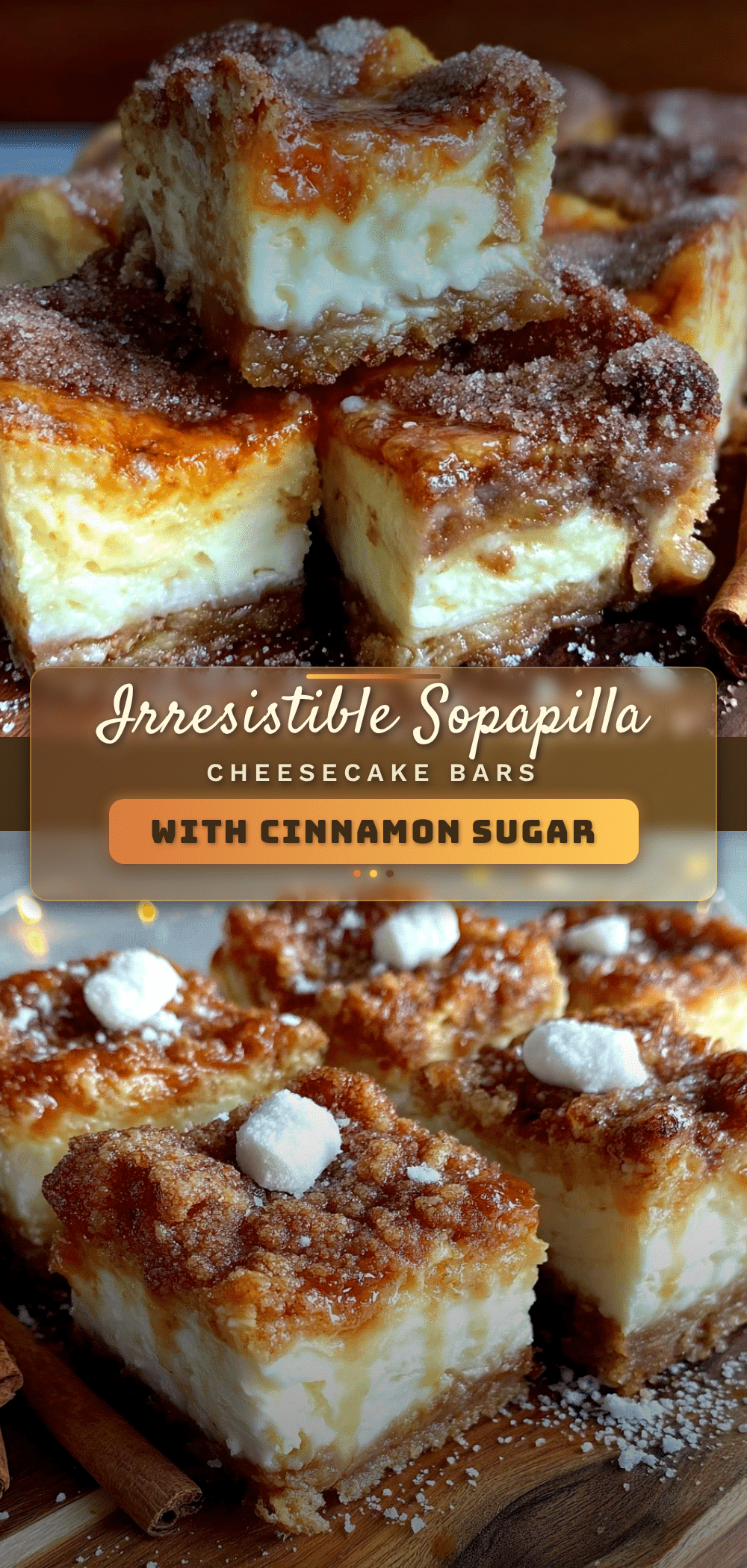 crispy sopapilla cheesecake bars recipe