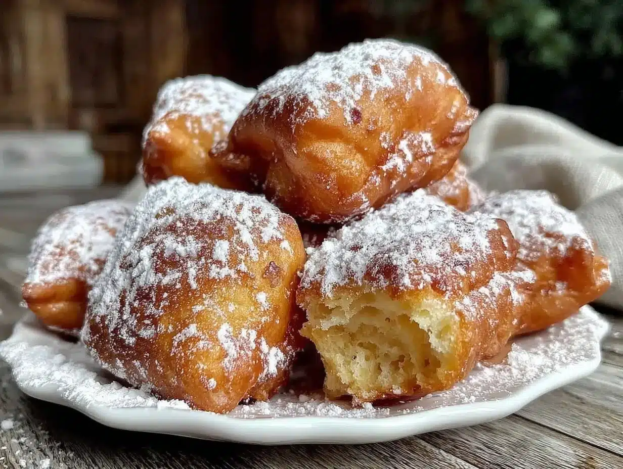 fluffy new orleans-style beignets preparation steps