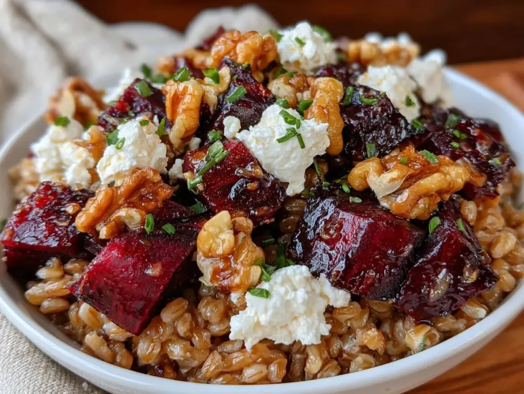 fresh farro salad - featured image