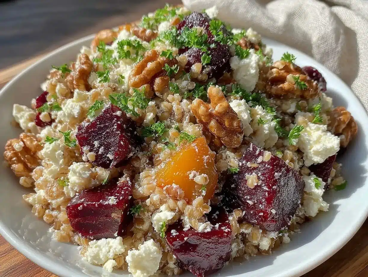 fresh farro salad preparation steps