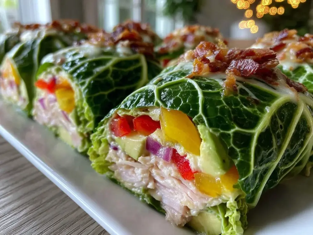 fresh healthy collard green wrap - featured image