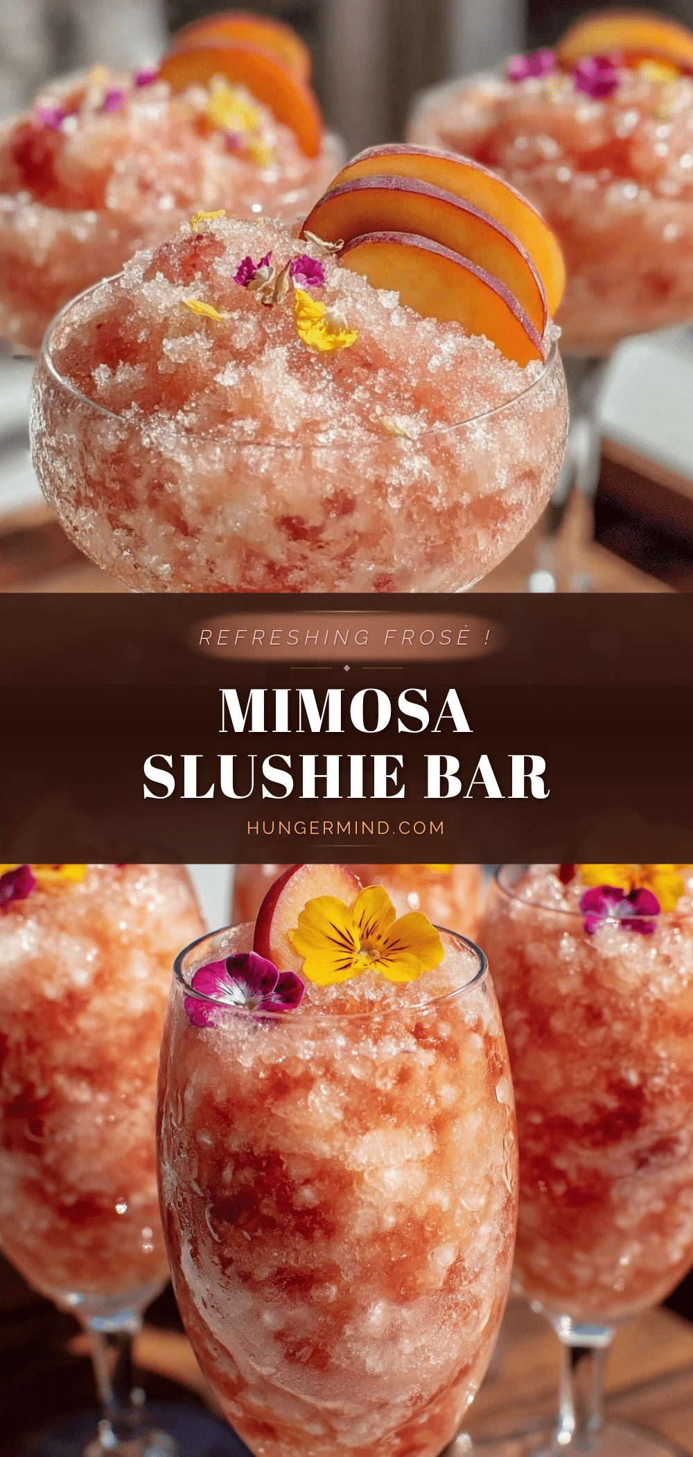 frosé mimosa slushie bar recipe