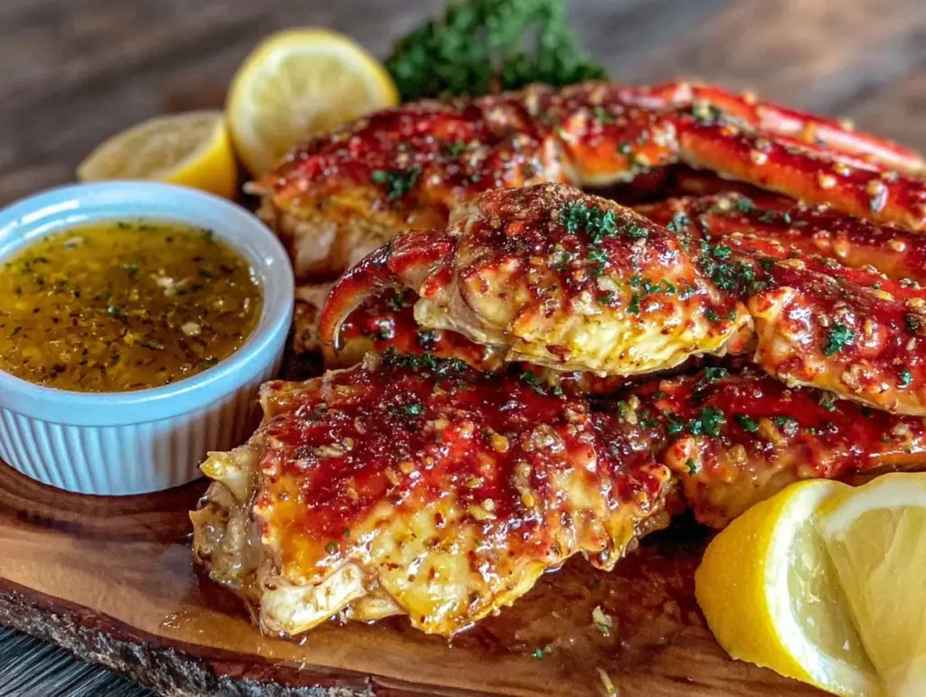 garlic butter crab legs - featured image