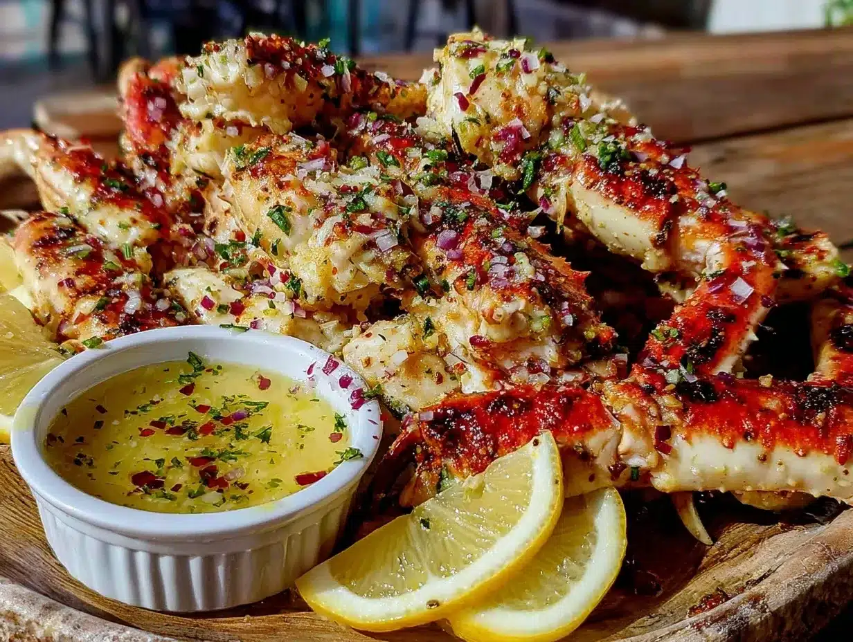 garlic butter crab legs preparation steps