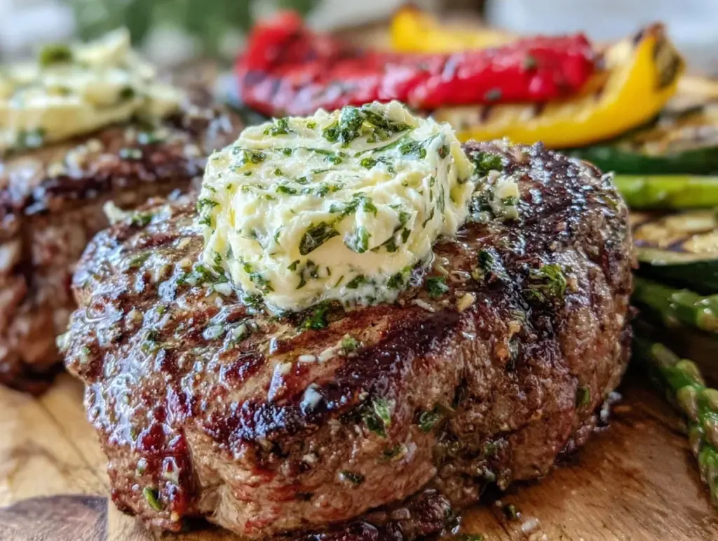 garlic herb compound butter - featured image