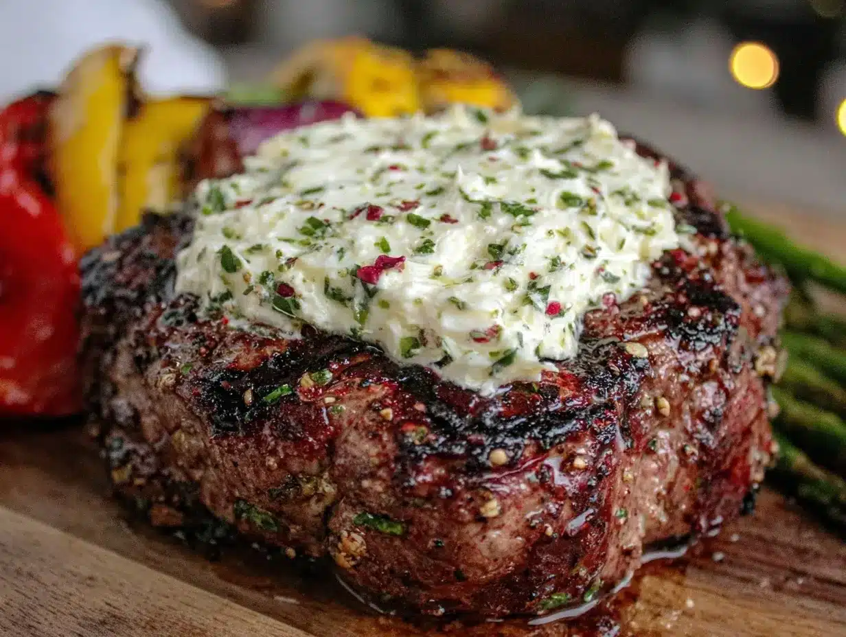 garlic herb compound butter preparation steps