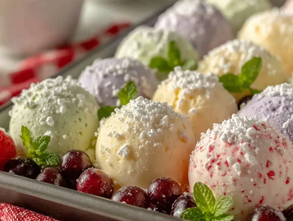 healthy frozen yogurt dots - featured image