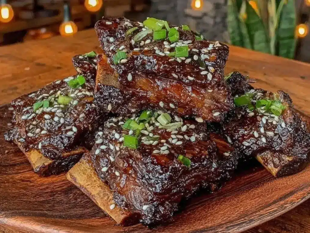 korean bbq short ribs galbi - featured image