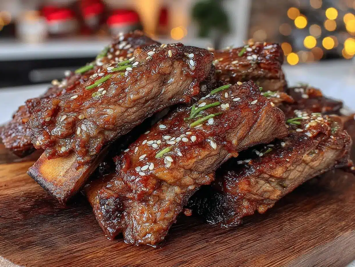korean bbq short ribs galbi preparation steps