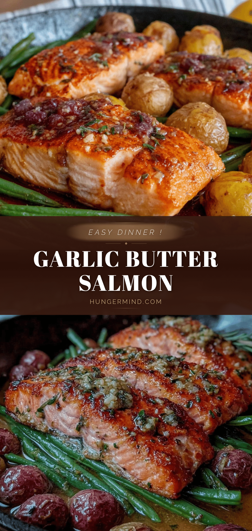 one-pan garlic butter salmon recipe