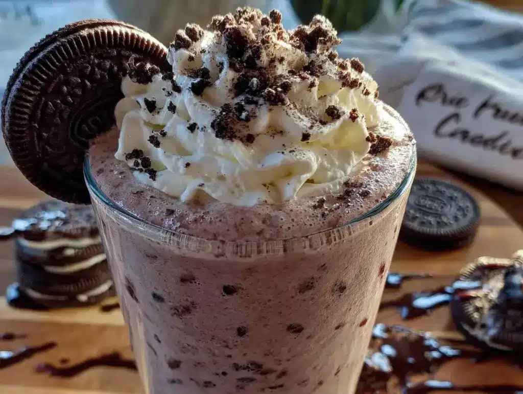 oreo cookie monster milkshake tower - featured image