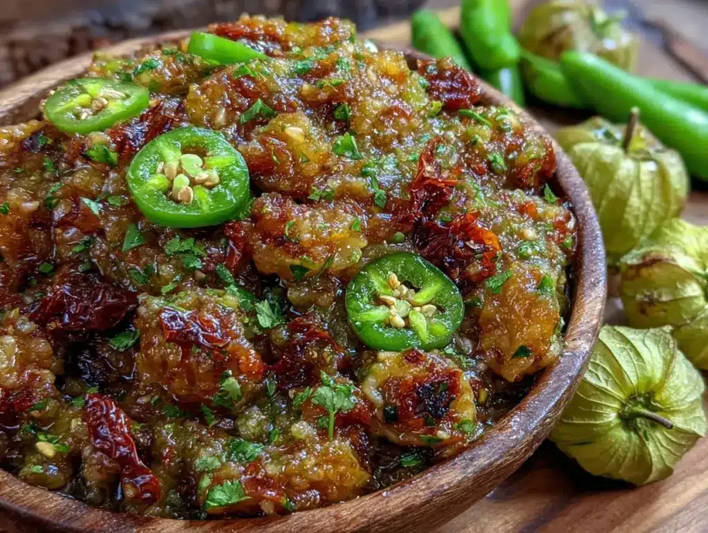 roasted tomatillo salsa verde - featured image