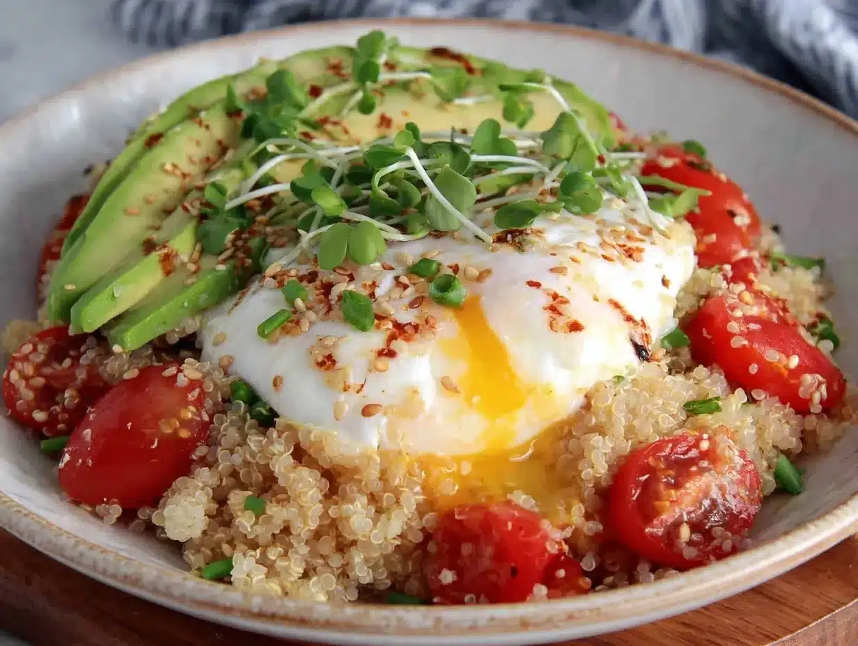 savory quinoa breakfast bowl preparation steps