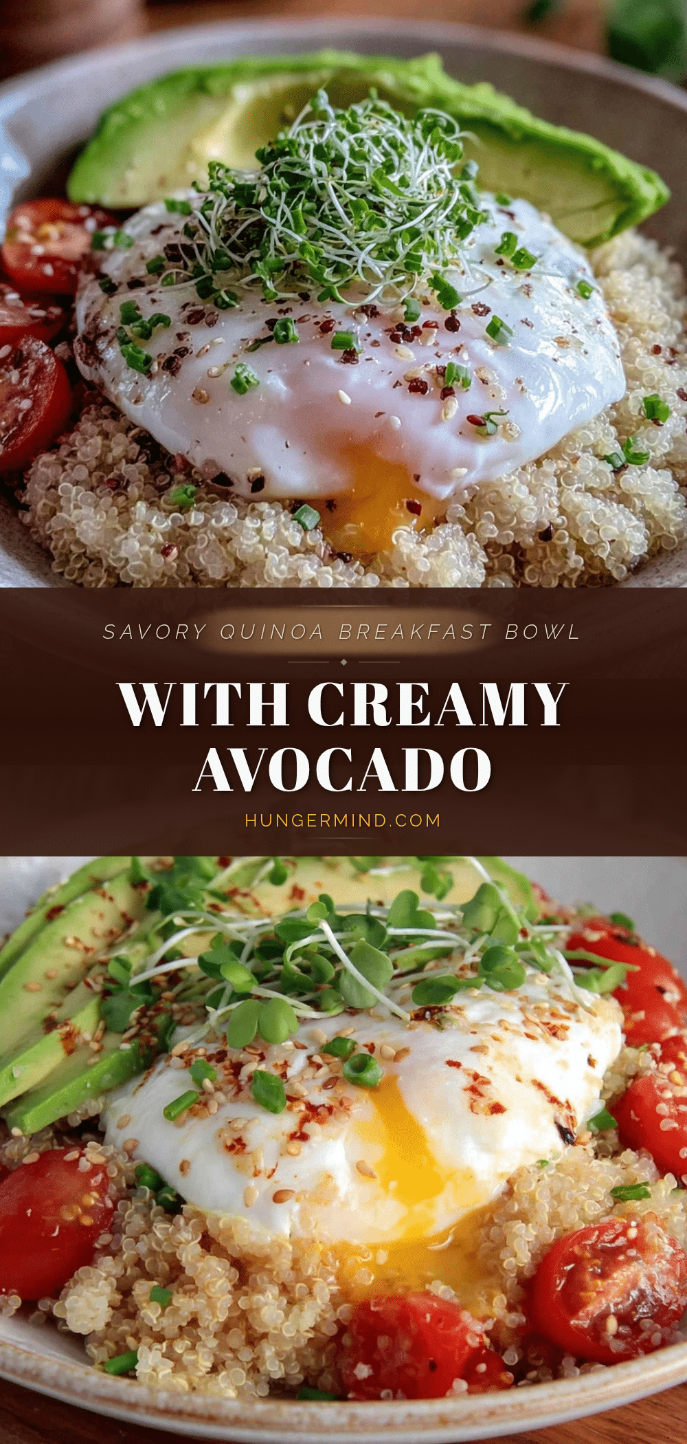 savory quinoa breakfast bowl recipe