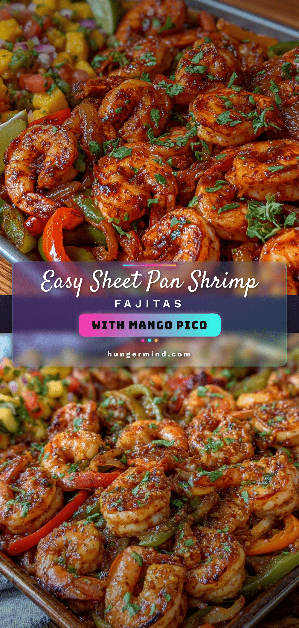 sheet pan shrimp fajitas recipe