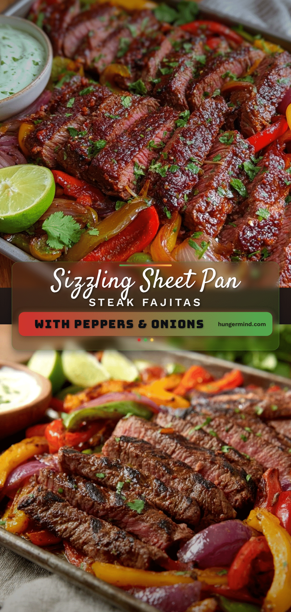 sheet pan steak fajitas recipe