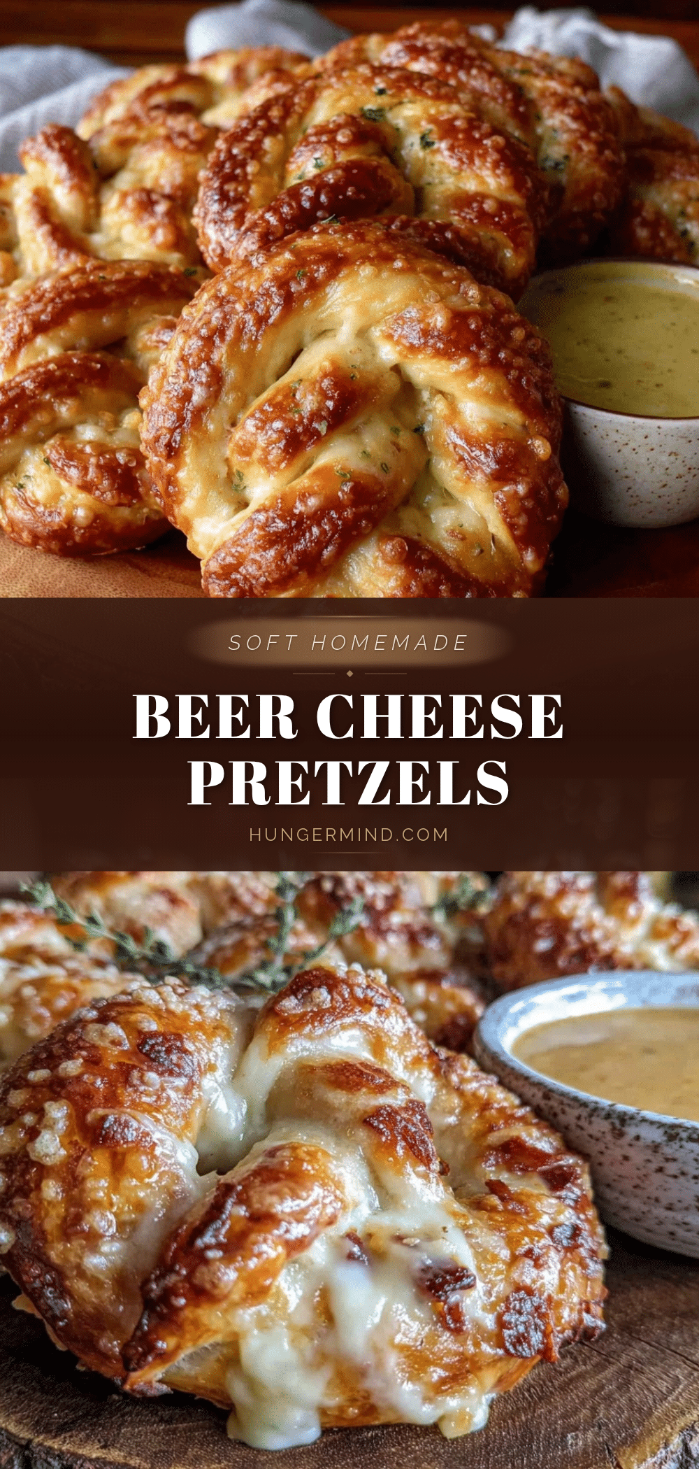 soft homemade beer cheese pretzels recipe